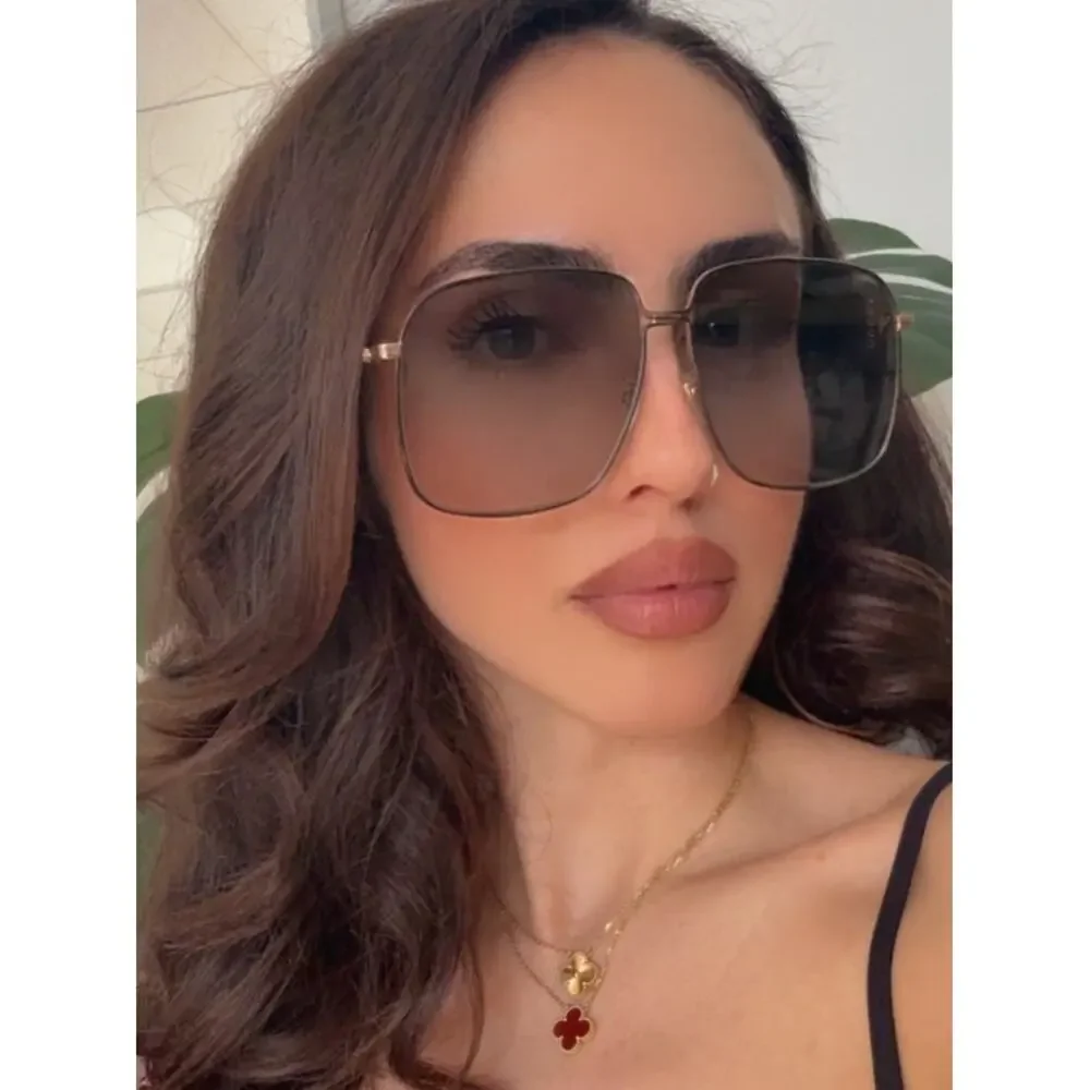 NEW Gucci GG0394S Black Oversized Square Sunglasses RARE - Picture 2 of 9